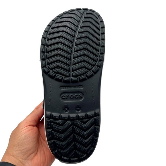 Crocs Crocband Mens Clog Size 8 Black Slip on Water Friendly Comfortable Sandals - Picture 8 of 15